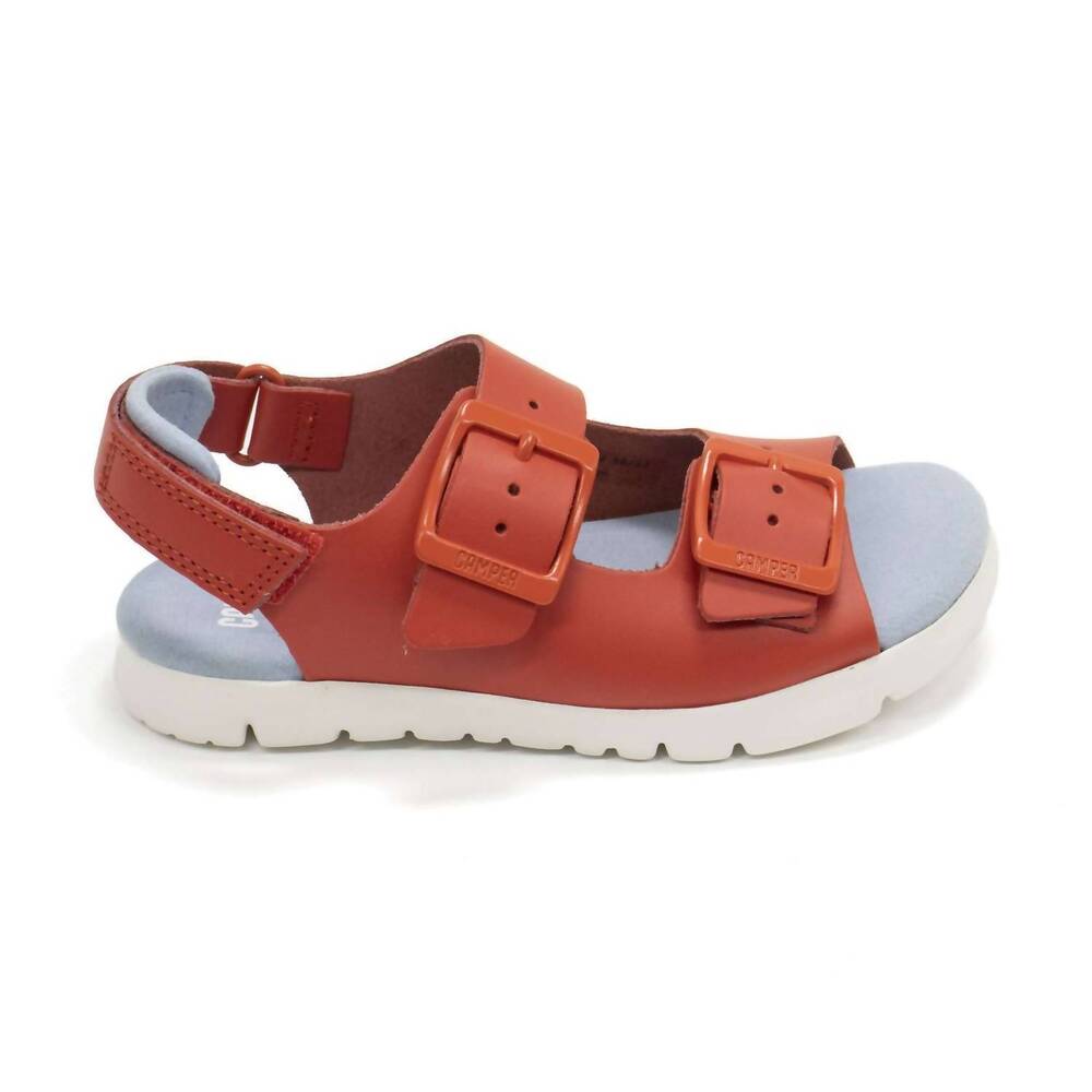 NEW CAMPER kid's oruga sandal in red